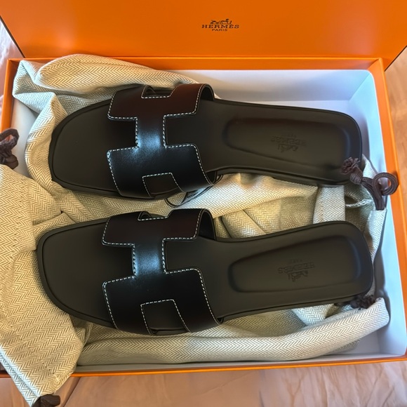 Authentic Hermes Sandals - Picture 1 of 3